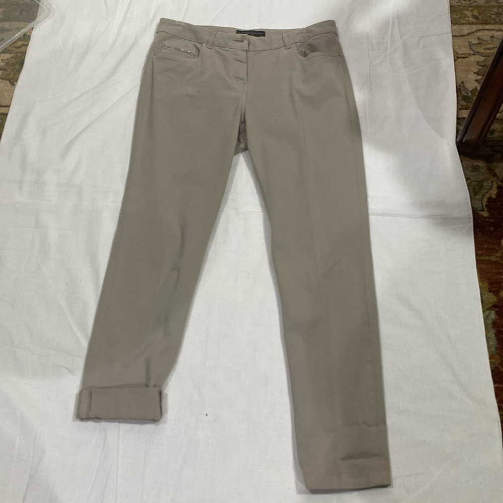 Fabiana Filippi  straight leg jeans with monili detail